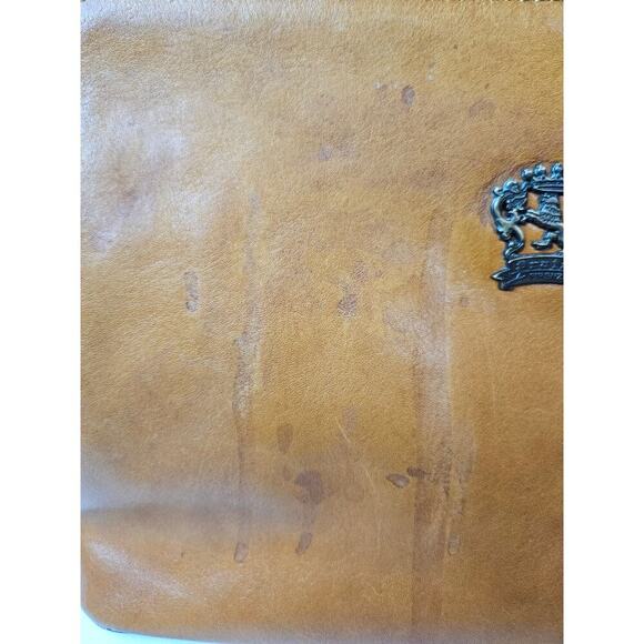 Vintage Pratesi Firenze Copper Leather Italian Crafted Crossbody Handbag - Picture 3 of 13